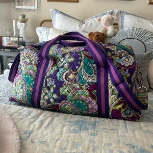 Retired Vera Bradley heather duffle bag